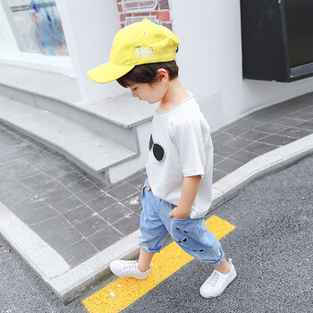 男宝宝帅气套装夏1-3岁小童洋气0男童时尚两件套2韩版男孩衣服潮4