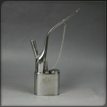 复古老式不锈钢小烟锅水过滤烟斗水烟袋水烟壶水烟筒细烟丝斗 不锈钢