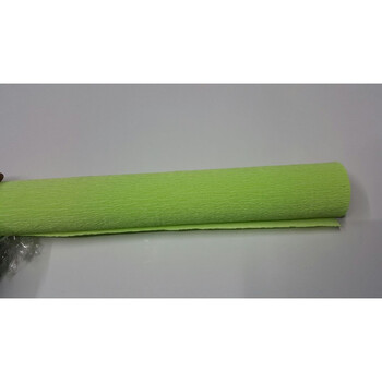彩色加厚卷边纸 diy鲜花包装纸 手工玫瑰折纸 伸缩纸褶皱纸 浅绿