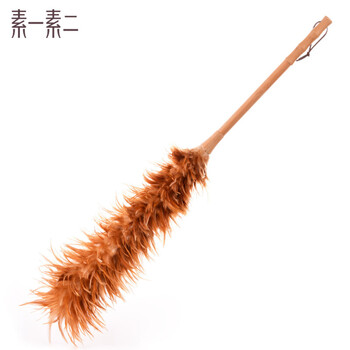 家用鸡毛掸子车用扫灰尘刷除尘掸鸡毛扫不易掉毛打扫神器 加长