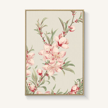 日式挂画禅意餐厅墙面装饰画和风樱花小清新卧室壁画单幅风格 11.