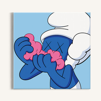 kaws蓝精灵1 120x70厘米