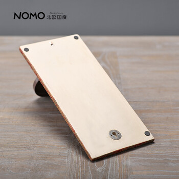 NOMO 美式乡村复古做旧陶瓷工艺品 萨德勒壁挂烛台架杯架 蓝色