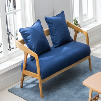 现代办公沙发简易沙发三人办公咖啡厅布艺沙发双人简约皮艺沙发懒人