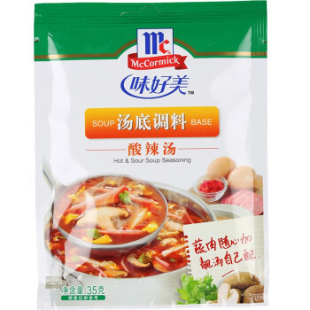 味好美（McCormicK） 復合調味料調料酸辣湯35g調味料百年品牌優(yōu)質原料味好美出品