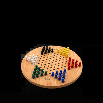 跳棋成人儿童玩具实木跳棋棋子桌游亲子互动类游戏