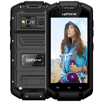优豊(uphone) U5C 联通3G三防智能手机对讲机双卡双待手机 黑色 官方标准版