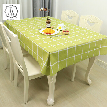 简约ins风 免洗餐桌布 茶几垫 桌垫 软玻璃 棉麻长方形台布 pvc桌布