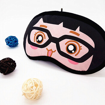 魅扣 冰凉卡通可爱个性遮光睡眠眼罩冷热敷冰袋护眼罩男女抖音 22号
