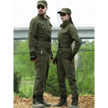 春秋军迷军绿色迷彩服套装耐磨男士作战训练衣服女 上衣 裤子 175