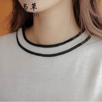 衣与草 连衣裙 秋 2015新款女装 秋冬女装 冬季新品女装 女装冬上新 长袖连衣裙 加绒 白色加绒. M