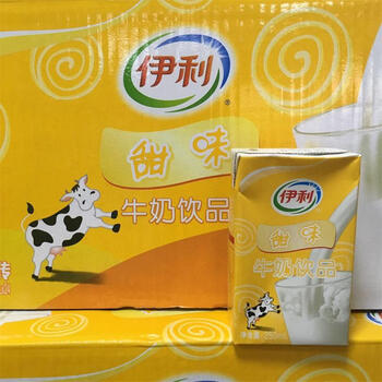 伊利 甜牛奶 24盒*250ml /箱 出厂0108-7-12