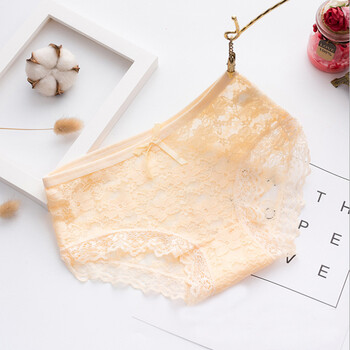 买二送二内裤女蕾丝少女低腰网纱镂空火辣学生公主日系夏2018新款