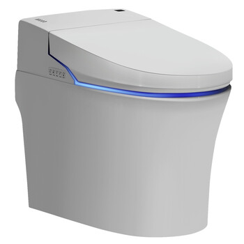 欧诺佳马桶全自动即热带遥控冲水烘干无水箱一体坐座便器 305mm