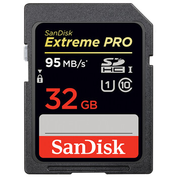 
                                                            闪迪（SanDisk）32GB SD存储卡 U3 C10 V30 4K 至尊超极速版内存卡 读速95MB/s 写速90MB/s 捕捉4K超高清                