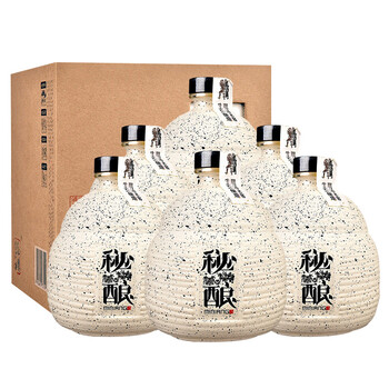 金不换 秘酿 私藏小窖52度 浓香型白酒 500ml*6瓶 整箱装
