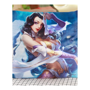 王者荣耀游戏同款双面印花抱枕沙发卡通靠垫男女生日礼物 貂蝉 40cm*