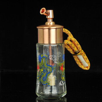 水烟壶创意水烟斗烟丝斗过滤烟嘴水烟筒全套烟锅烟袋烟具 zb-518金