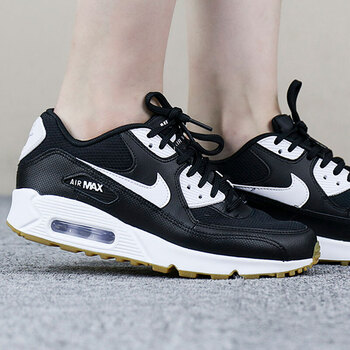 耐克女鞋2018秋季新款air max90气垫运动鞋缓震透气休闲跑步鞋325213