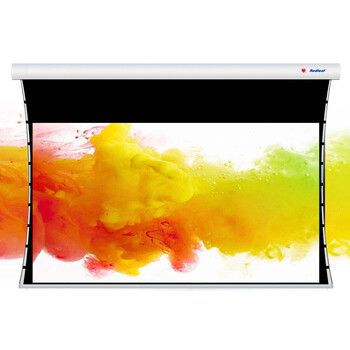 红叶(hong ye) 电动拉线投影幕布110英寸16:9白软幕/金属幕 高清纳米