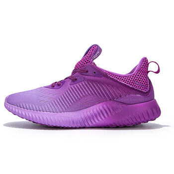 心创新百伦控股女鞋小椰子ins女鞋夏季纽巴伦透气户外休闲跑步鞋 紫色