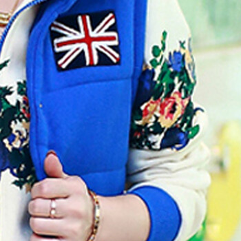 纽恩2015秋冬装新款卫衣套装女长袖运动服大码休闲女8232 蓝色 L