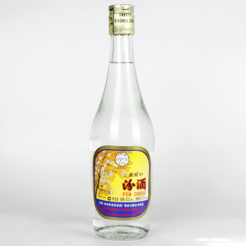 陳年老酒 53°玻璃瓶汾酒 清香型 500ml(2012年) 500ml x 1瓶