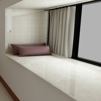 天锋云石窗台板 天然大理石 西班牙米黄 过门石 订做 飘窗板台面门槛