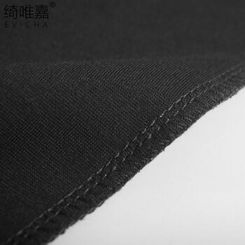
                                        绮唯嘉 2016新款加长大码高腰外穿打底裤女秋冬季铅笔小脚休闲裤修身显瘦 厚款-黑色 L                