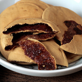 广东潮汕特产小吃手工铜锣烧 红糖肚脐饼双炉金钱饼20个