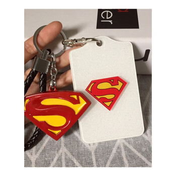 学生饭卡卡套门禁卡银行卡套地铁卡卡套 标志超人套 红超人牌-闪白