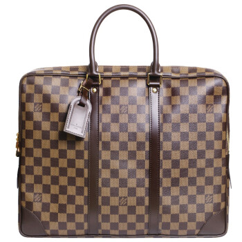 【路易威登公文包】louis vuitton lv 路易威登 男士 棕色damier