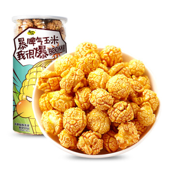 天喔 休闲零食 小吃 办公室零嘴 焦糖味爆米花 150g