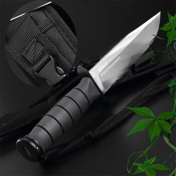 战狼特战高硬度户外刀刀具防身匕手短刀野外生存武器小刀直刀 战狼