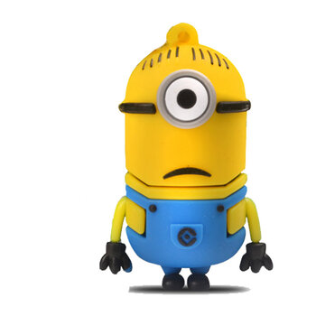 达芬奇(dafonqi)u盘卡通系列创意礼品u盘投标优盘 独眼小黄人 8g