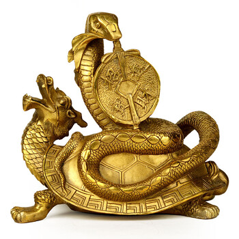 宝泰祥铜龟蛇玄武神兽龙龟摆件家居工艺品赑屃客厅装饰摆设大师推荐高12cm N3 图片价格品牌报价 京东