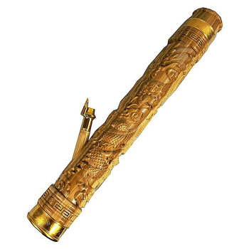 竹木云南水烟筒 水烟丝水烟桶竹子实木雕刻 不开裂大号 棕色