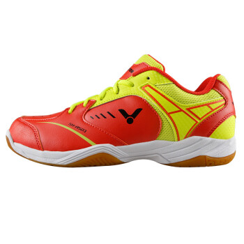 威克多Victor 胜利羽毛球鞋 SH-A501-OE男女款 防滑透气运动鞋 41码 橙黄色