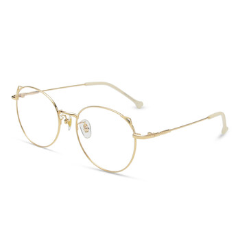 新款美潮眼镜眼镜女超轻有度数可配圆框防蓝光防辐射眼镜框女男 a款