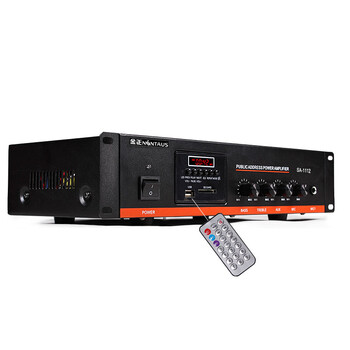 金正定压定阻功放机 吸顶天花喇叭音乐公共广播系统双话筒接口 u盘sd