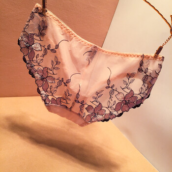 三送一少女心粉色总汇蕾丝内裤女性感少女粉可爱迷人诱惑女内裤 粉红