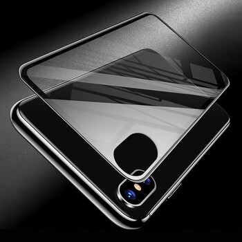 苹果3d软边钢化背膜iphone xs max 背贴钢化膜xr/xs 麻雀灰 iphonex