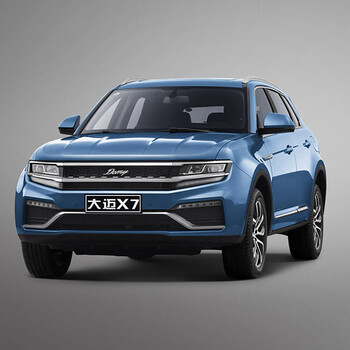众泰(zotye) 大迈 x7全新整车上进版2.0t dct黄山型7座 浅蓝色