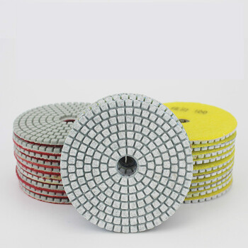 大理石材水磨抛光片石英石花岗岩玉石瓷砖打磨翻新片 10片装80mmx(50