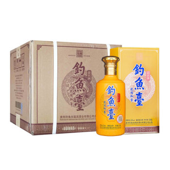 钓鱼台 贵宾酒（新版） 酱香型 53度 500ml*6瓶整箱装