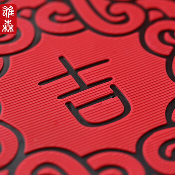 
                                        吉祥乳胶地垫 门垫 大门口防滑地 进门垫子 玄关入户门厅蹭脚垫 吉祥 60cmX90cm                