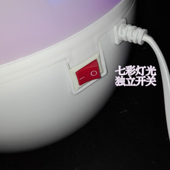 edei宜阁加湿器家用迷你超声波静音带夜灯 大雾量大容量 办公室空气净化器