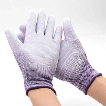 劳保手套 耐磨十三针尼龙手套 浸胶涂胶皮手套透气夏季劳保用品防护