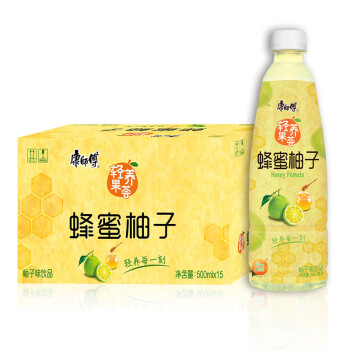 康师傅蜂蜜柚子 康师傅果汁蜂蜜柚子500ml 15果汁果味饮料轻养果荟整箱 行情报价价格评测 京东