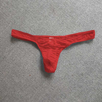 男生内裤男士内裤u凸t裤性感半透明冰丝丁字裤男速干低腰隐形裤衩q